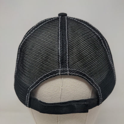 Pizza Hut Strapback Trucker Hat Black OSFA Adjustable Embroidered Employee Crew