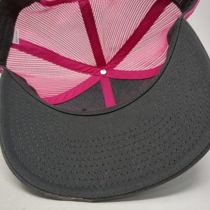 Richardson 112 Trucker Hat Black Pink One Size Disaster Response Mesh Snapback