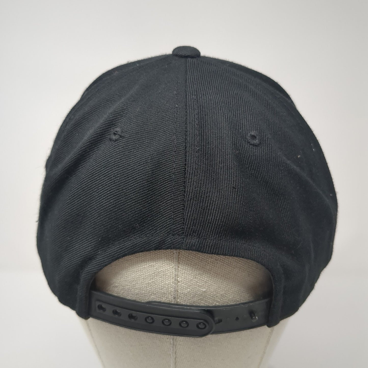 Brixton Supply Tademark Snapback Hat Black One Size Adjustable Embroidered