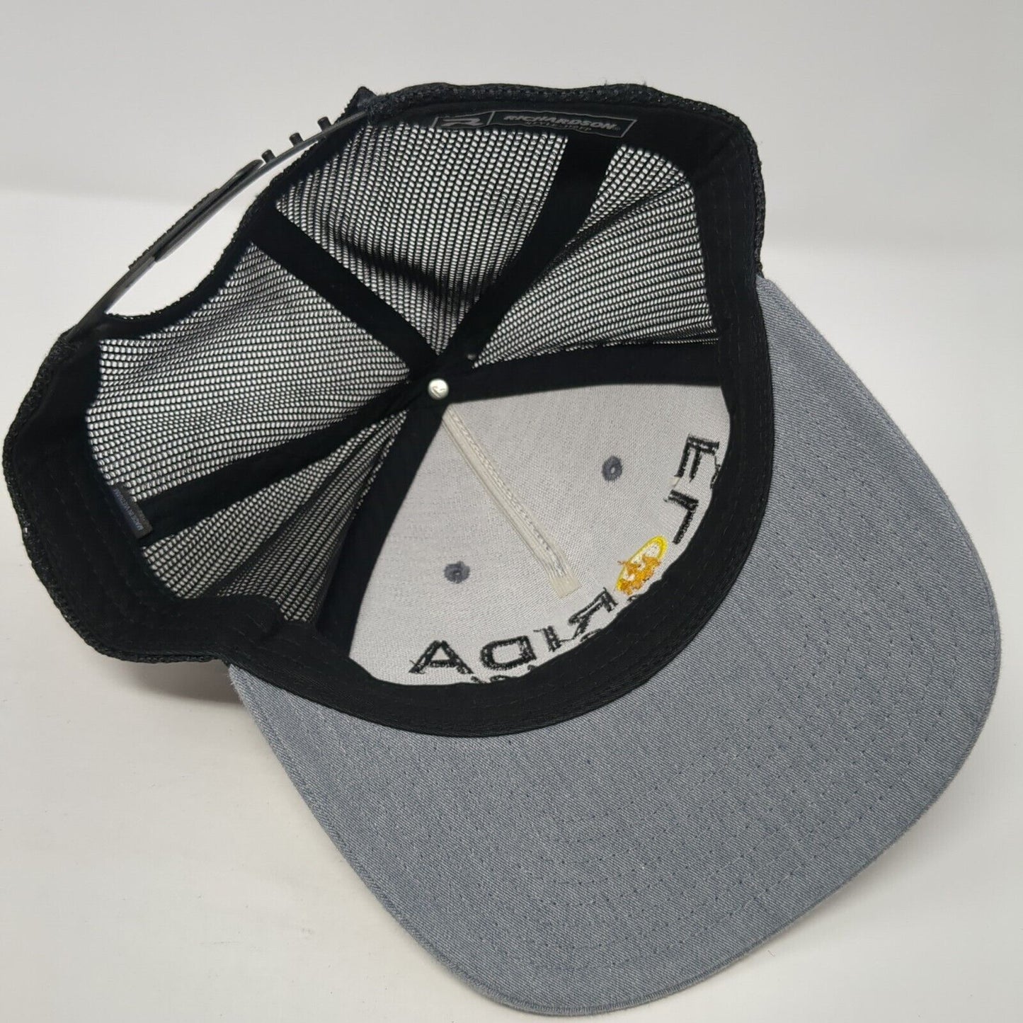 Florida Pensacola Surf Shop Snapback Trucker Hat Gray One Size Mesh Back