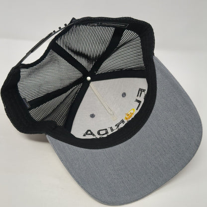 Florida Pensacola Surf Shop Snapback Trucker Hat Gray One Size Mesh Back