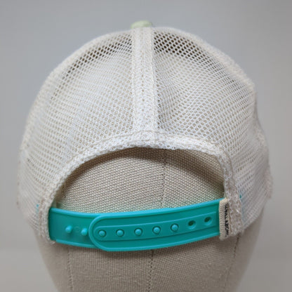 Palm Trees Heart Snapback Trucker Hat Multi OSFA Mesh Back Billabong