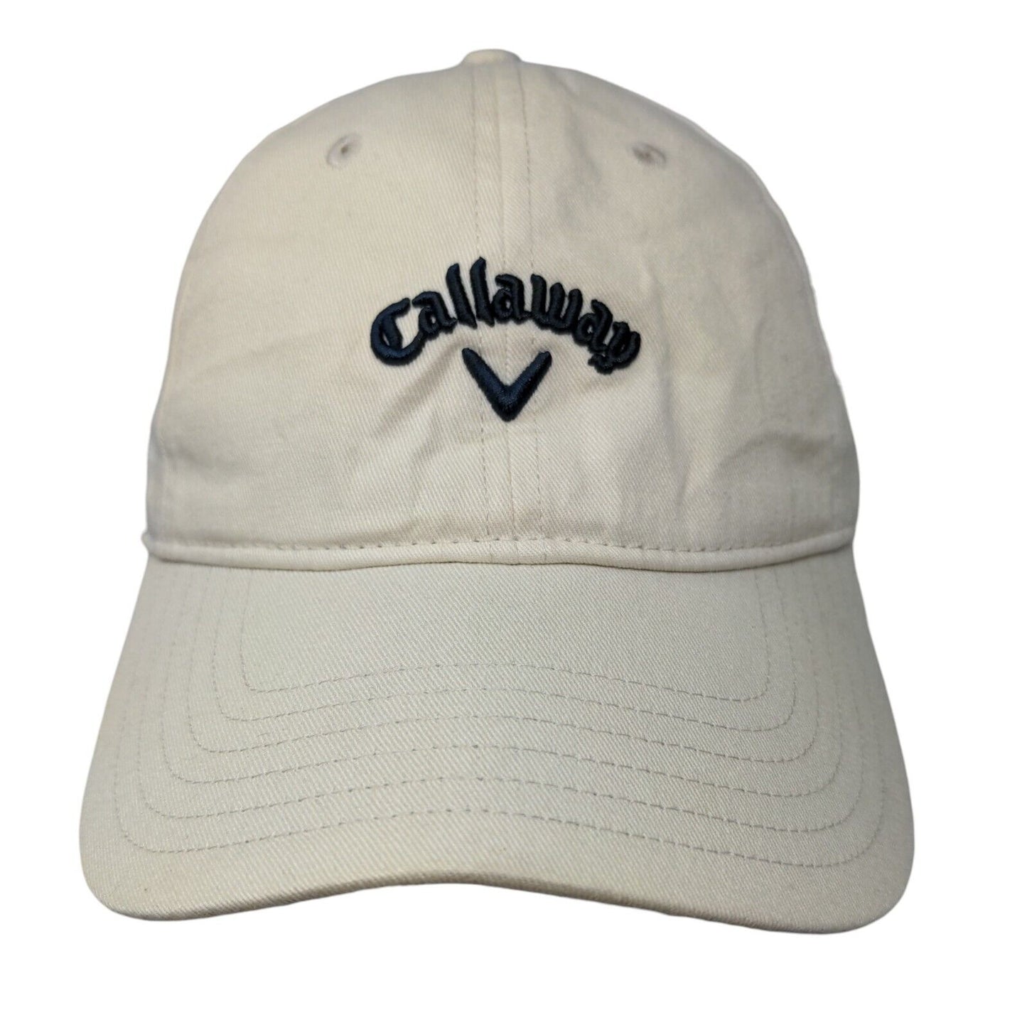 Callaway Slideback Hat Tan One Size Embroidered 6 Panel Outdoor