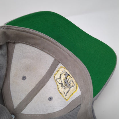 Yupoong Classics Snapback Hat Gray OSFA Embroidered M Cat Logo