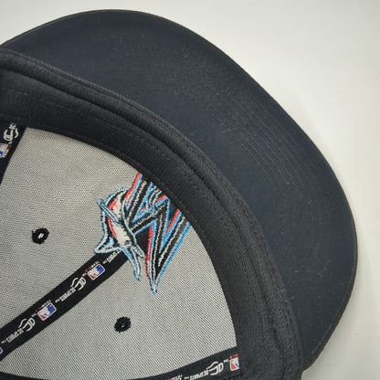 Miami Marlins MLB OC Sports Baseball Cap Black One Size Performance Strapback