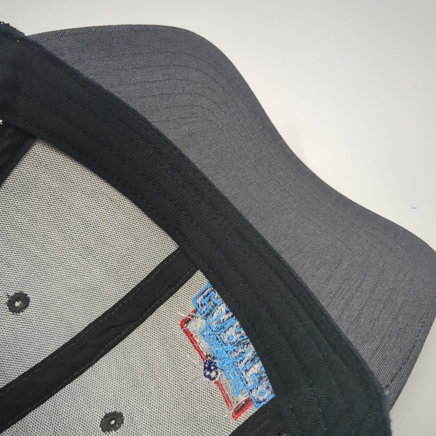 Conflict At Carver Champion Snapback Trucker Hat Gray One Size Mesh Back