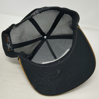 Hooey Trucker Hat Brown Black One Size Cactus Ropes Texas Patch Rope Snapback