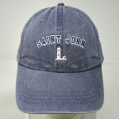 Tall Ships Trading Co Saint John Lighthouse Blue Baseball Cap One Size Hat