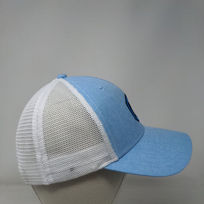Big Accessories Snapback Mesh Back Trucker Hat Blue One Size Colorblock