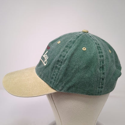 Ahead Alexandria Bay New York Baseball Cap Green Beige One Size Slideback Hat