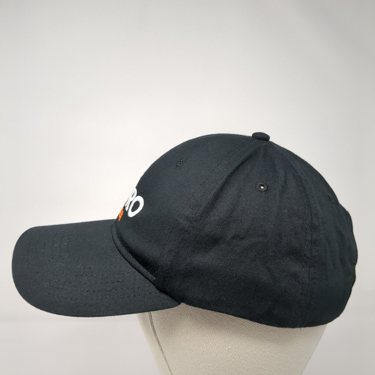 The Home Depot Pro Xtra Strapback Hat Black One Size Adjustable 6 Panel
