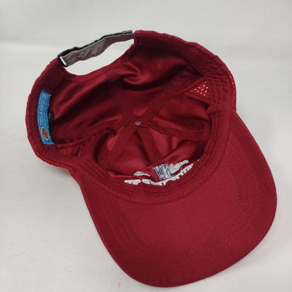 Silverwood Est. 1988 Strapback Hat Red OSFM Adjustable Embroidered Breathable