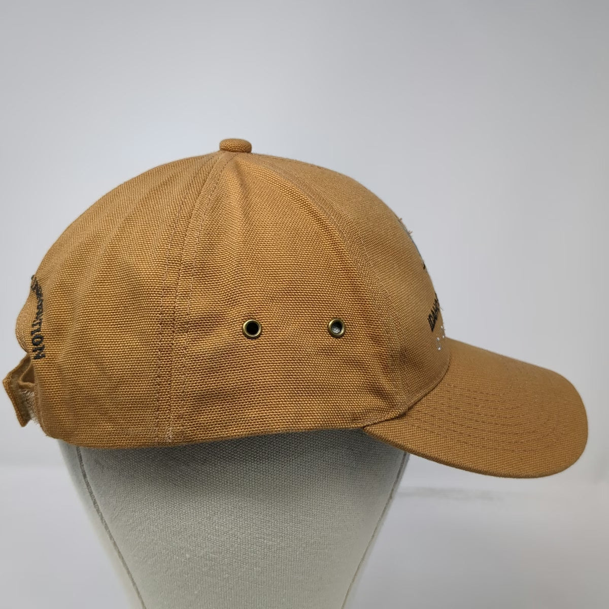 Brown One Size Baseball Cap Idaho Sand & Gravel Company Camo Underbrim Work Hat