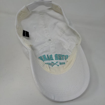 Beach Mart Men's Strapback Hat White SZ Small Embroidered Outer Banks N Carolina