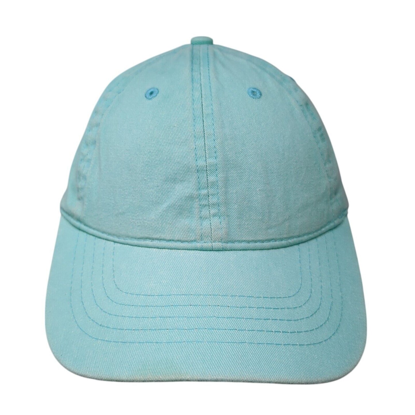 Unbranded Strapback Hat Spearmint Blue One Size Adjustable Solid Blank