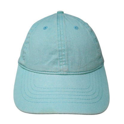 Unbranded Strapback Hat Spearmint Blue One Size Adjustable Solid Blank