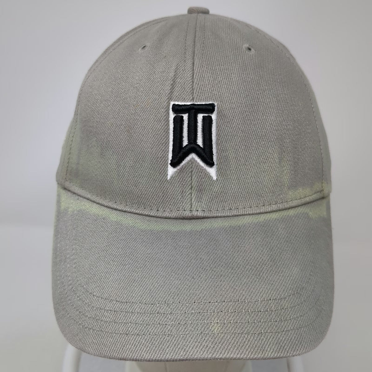 Nike Baseball Cap Beige One Size Tiger Woods TW Logo Pumpkin Ridge Golf Hat