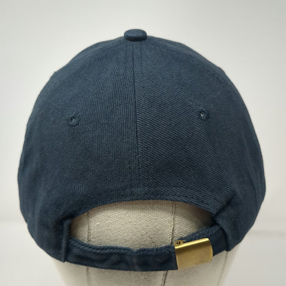 Eagle Crest Baseball Cap Blue One Size United States Navy Anchor Slideback Hat
