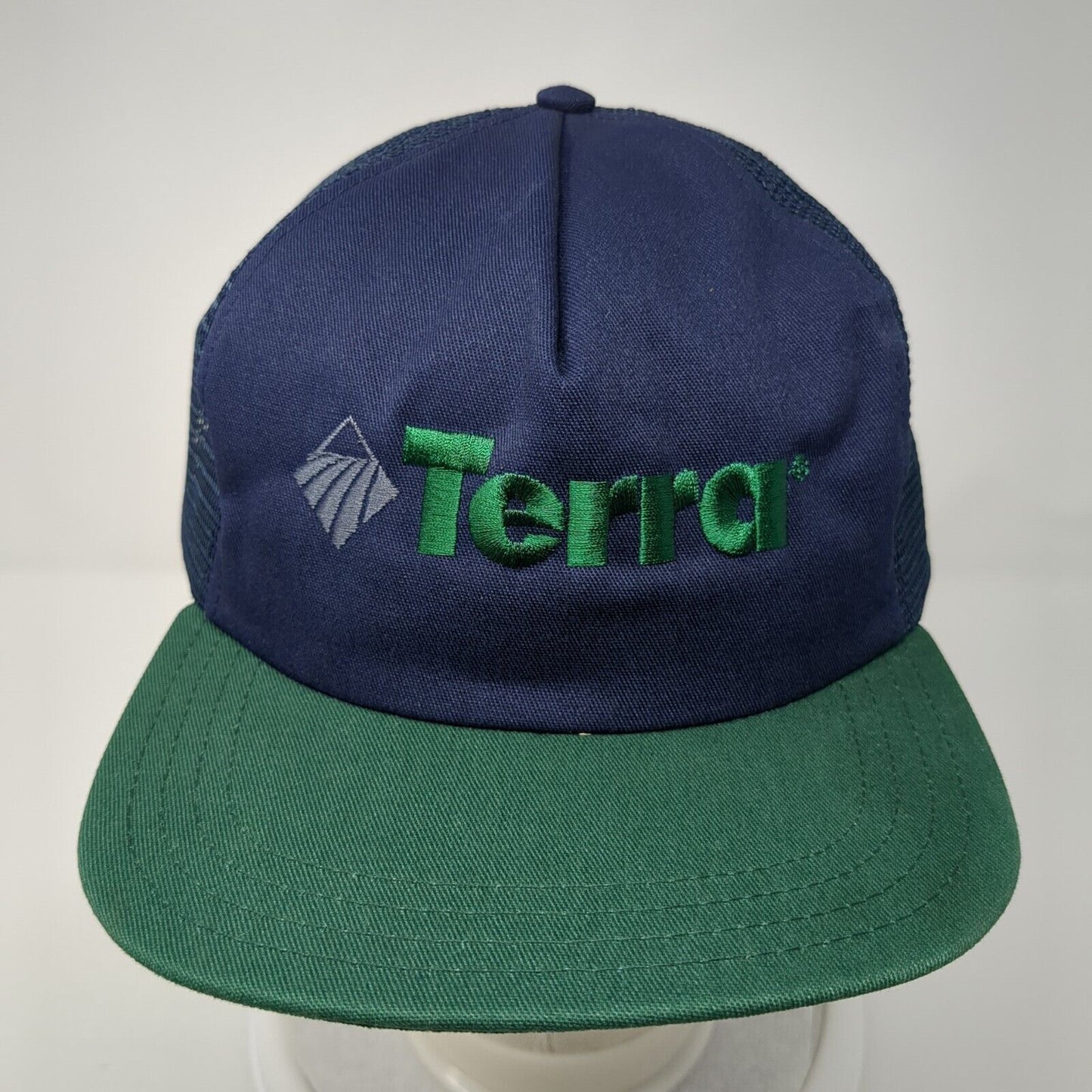 Terra Snapback Trucker Hat Multicolor One Size Adjustable Embroidered Mesh Back
