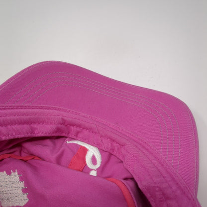 In Pink Cadet Army Cap Pink One Size Adjustable Embroidered Distressed Cotton