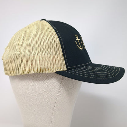Richardson Trucker Hat Black One Size Baymar Mechanical Anchor Heating Cooling