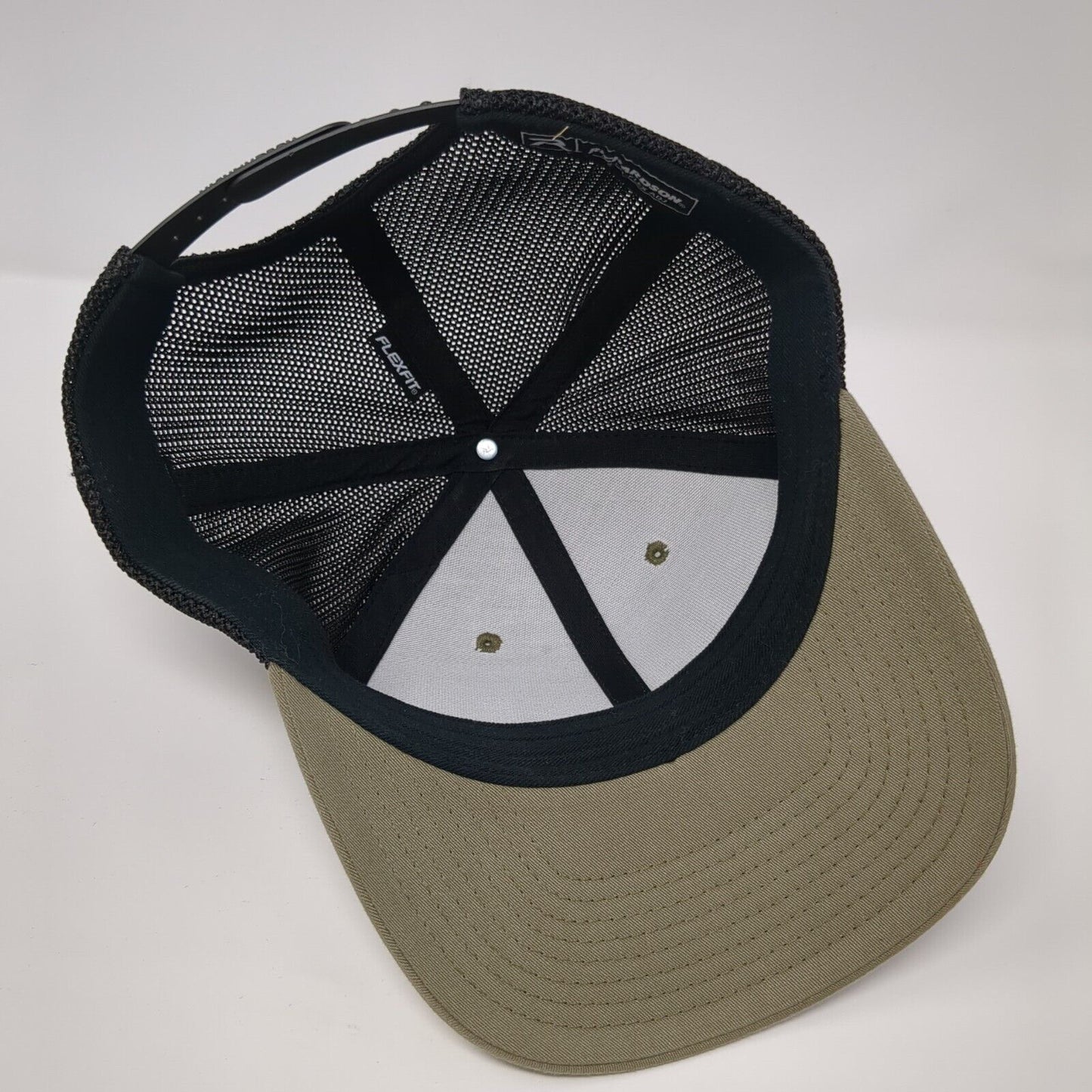 RCH Snapback Trucker Hat Green OS Adjustable Mesh Back 6 Panel Richardson