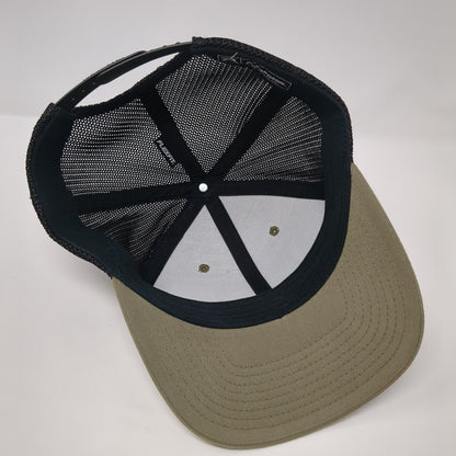 RCH Snapback Trucker Hat Green OS Adjustable Mesh Back 6 Panel Richardson