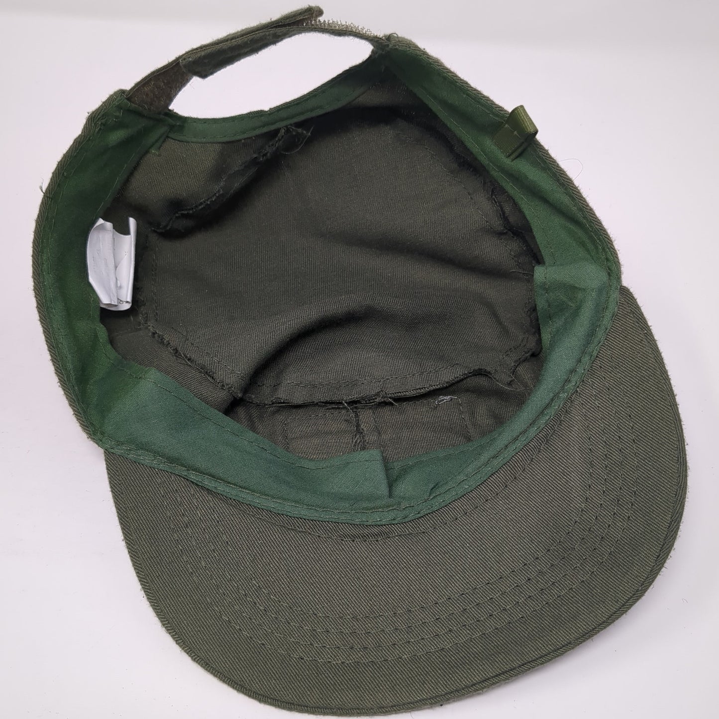 USA Flag Cadet Army Cap Green One Size Adjustable Embroidered Patriotic