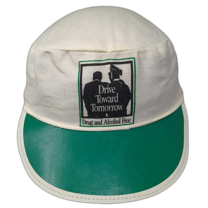 Army Cap White Green One Size Drive Toward Tomorrow Ohio ODOT Highway Safety Hat