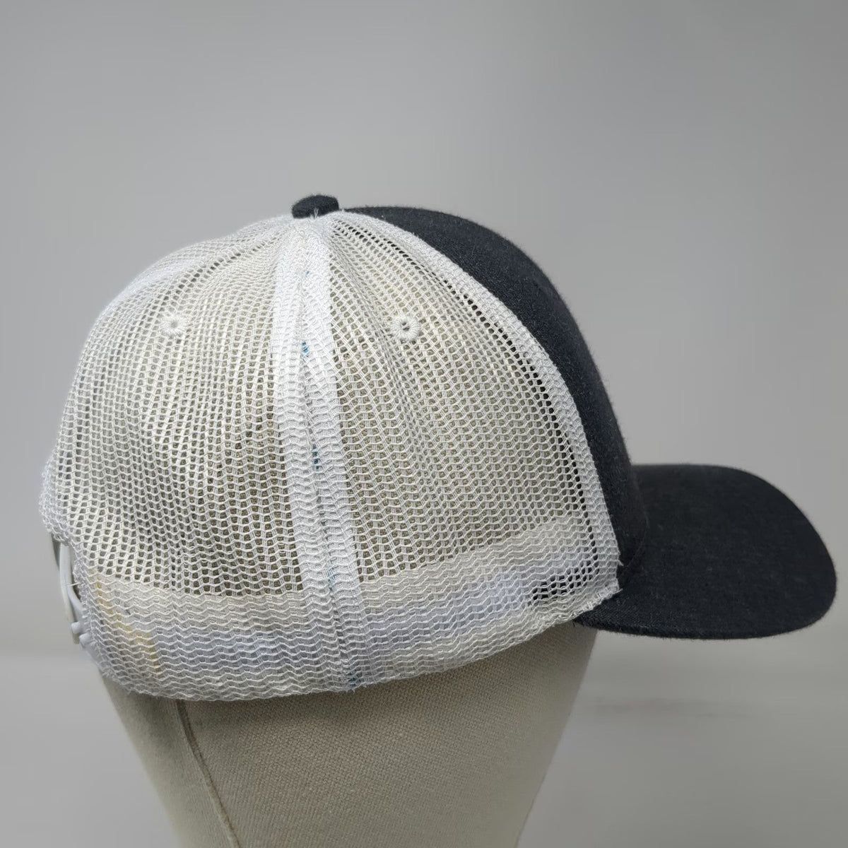 Name Brand Promotions Trucker Hat Gray White One Size Mesh Back Retreat Logo