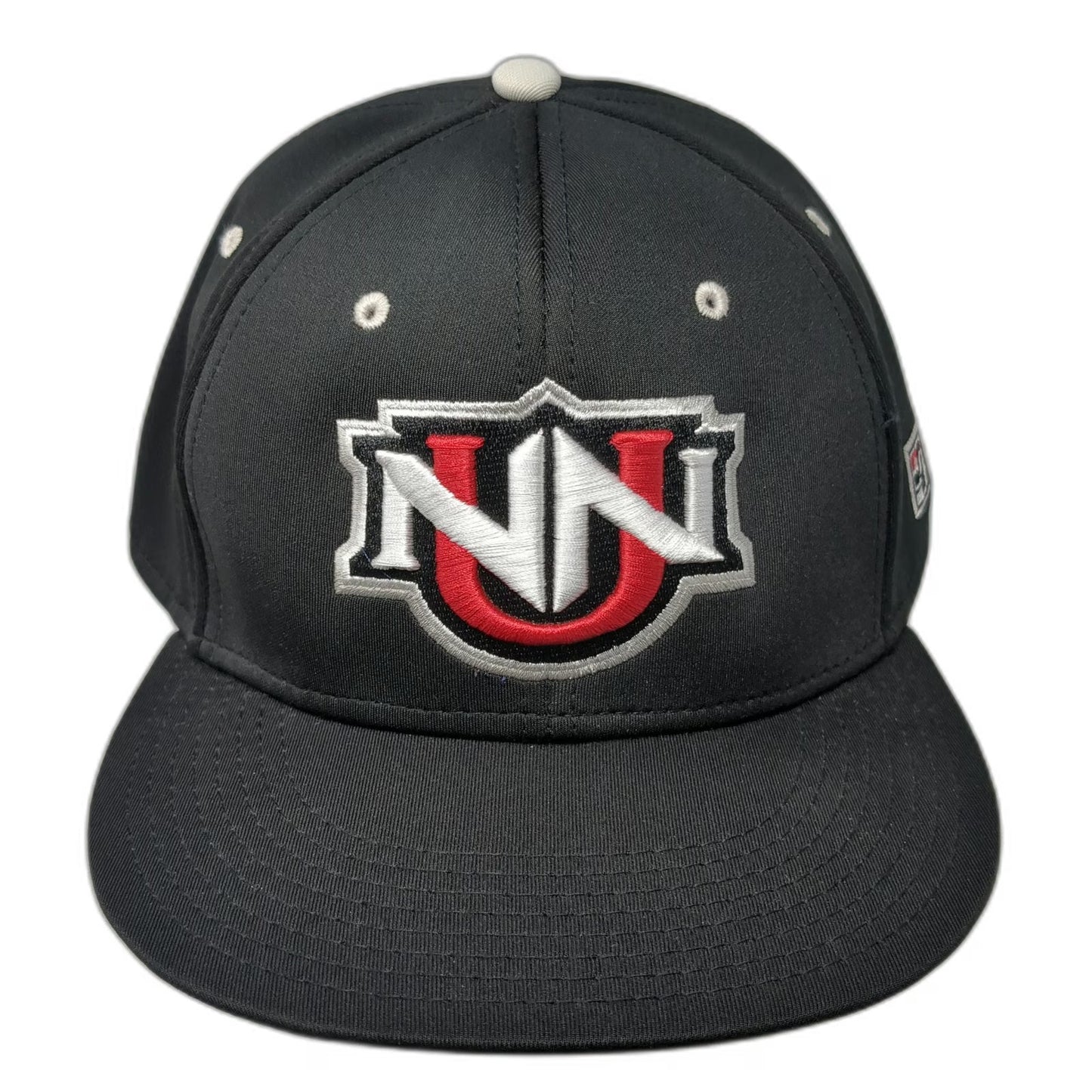 Northwest Nazarene Nighthawks NCAA The Game Cap Black XL A-Flex Gray Brim Hat