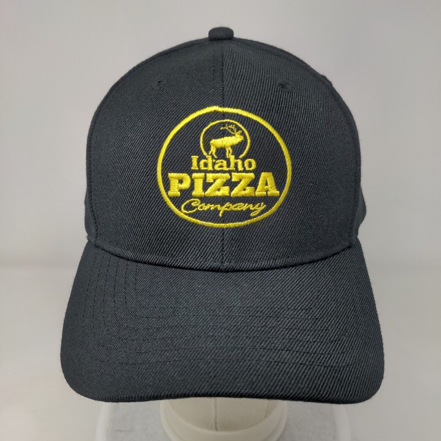 Idaho Pizza Company Strapback Hat Black One Size Embroidered Sportsman