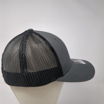 Encore Wire Logo Snapback Mesh Back Trucker Hat Gray M/L Richardson