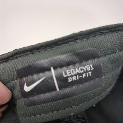 Nike Baseball Cap Black One Size Dri-Fit Legacy91 Strapback Hat Swoosh Logo