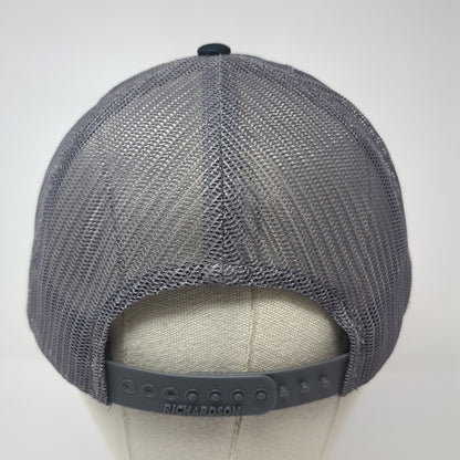 Q-PAC Logo Snapback Mesh Back Trucker Hat Black One Size Richardson