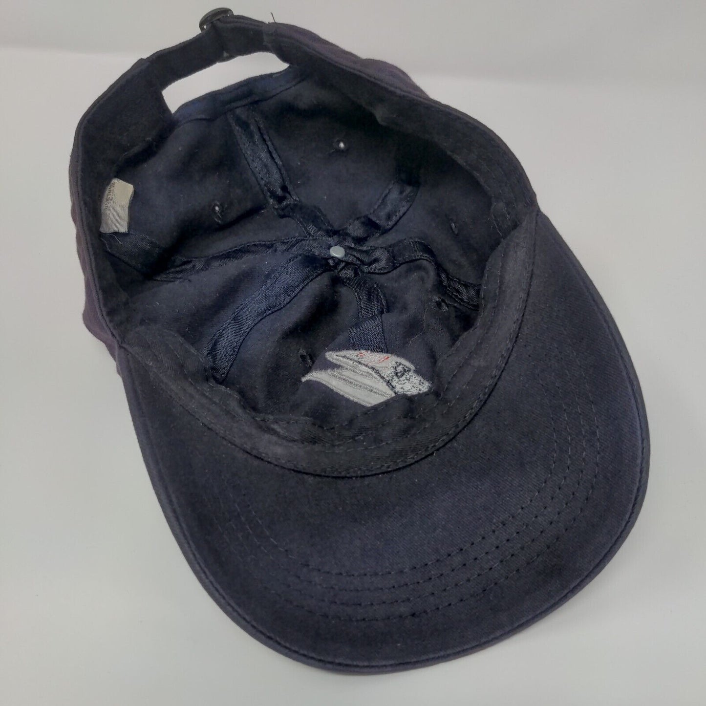 USA Flag Bearer Slideback Hat Blue One Size Adjustable Embroidered Patriotic
