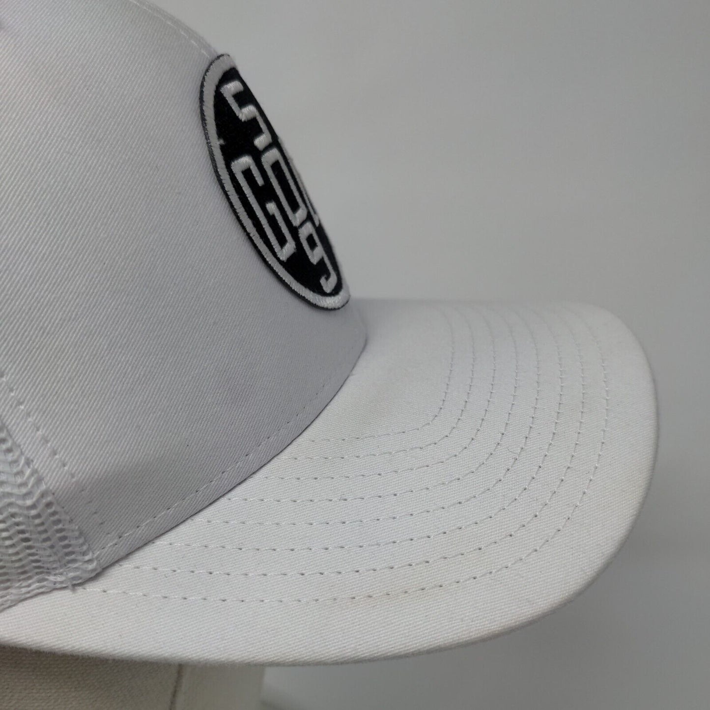 Golf Patch Snapback Mesh Back Trucker Hat White One Size Richardson