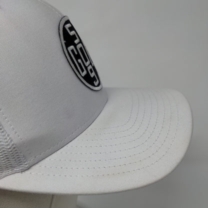 Golf Patch Snapback Mesh Back Trucker Hat White One Size Richardson