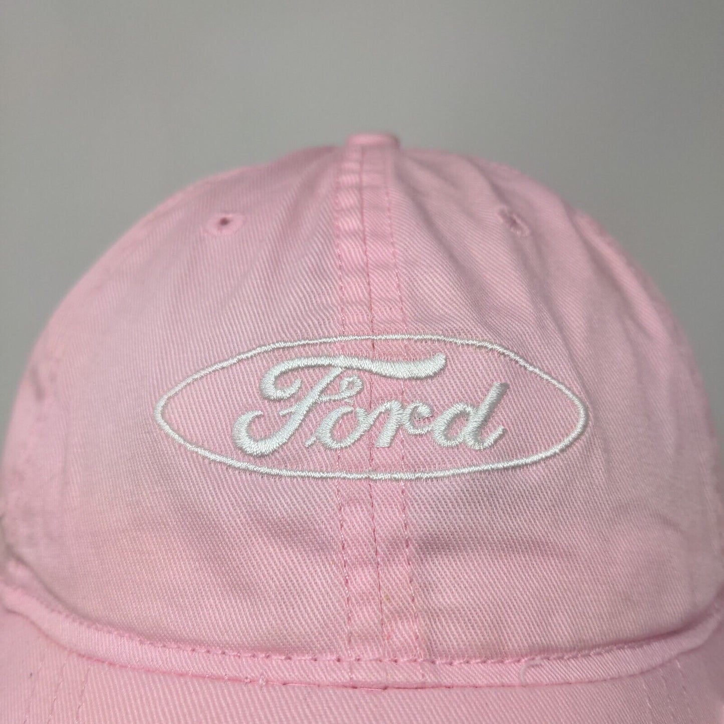 Ford Women's Strapback Hat Pink Size OSFA Embroidered Logo Car