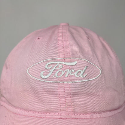 Ford Women's Strapback Hat Pink Size OSFA Embroidered Logo Car