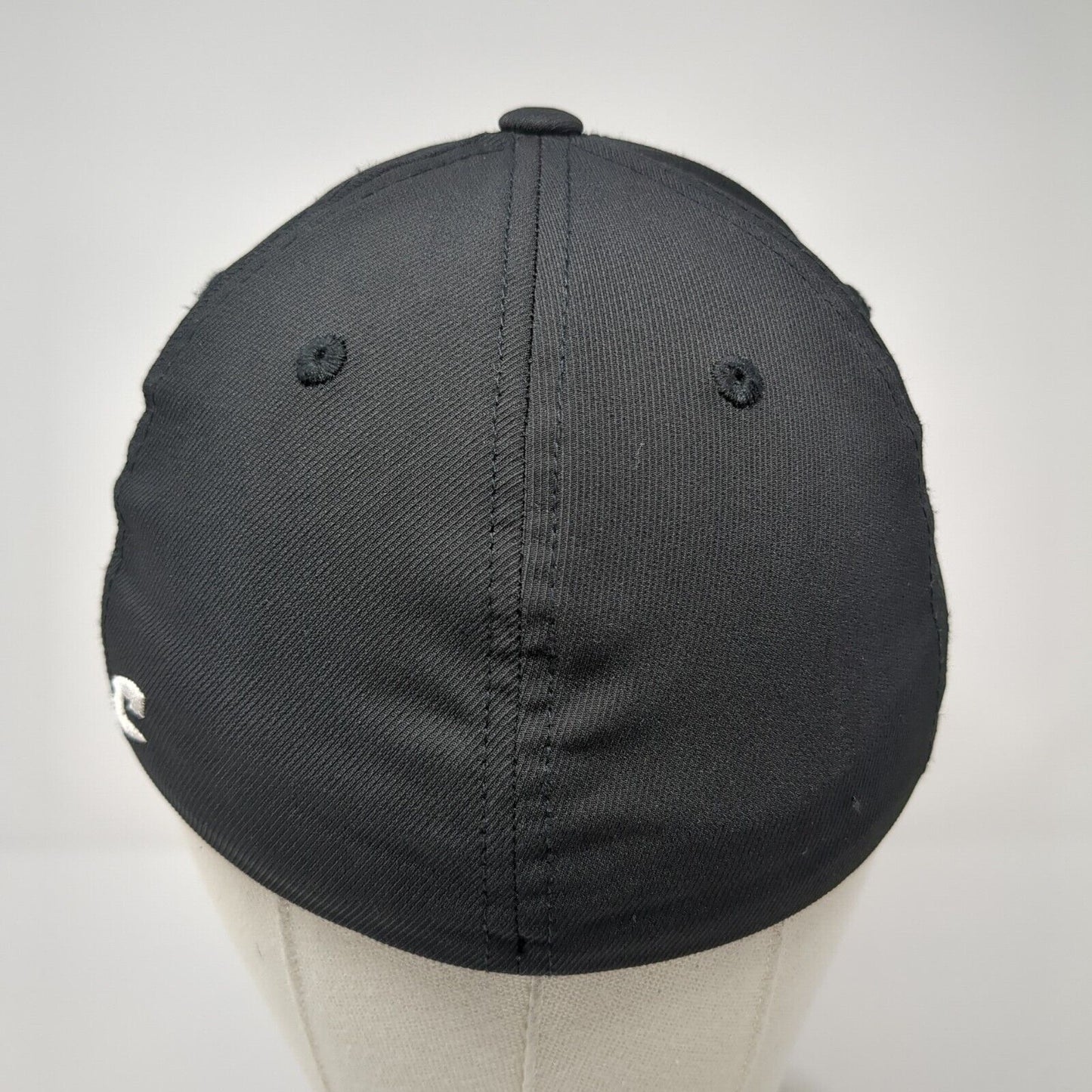WV Fitted Hat Black XS-S Embroidered Solid 6 Panel C Fit Champro