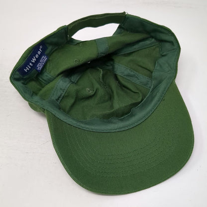HitWear 5 Panel Green One Size Strapback Cotton CARE About Safety Awareness Hat