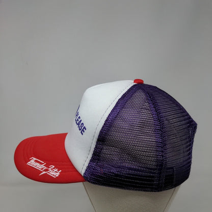 B*tch Please Snapback Mesh Back Trucker Hat Multi One Size Pin Colorblock