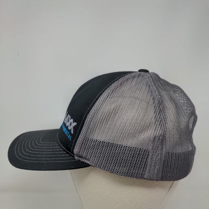 Maxx Environmental Snapback Mesh Back Trucker Hat Black One Size Colorblock