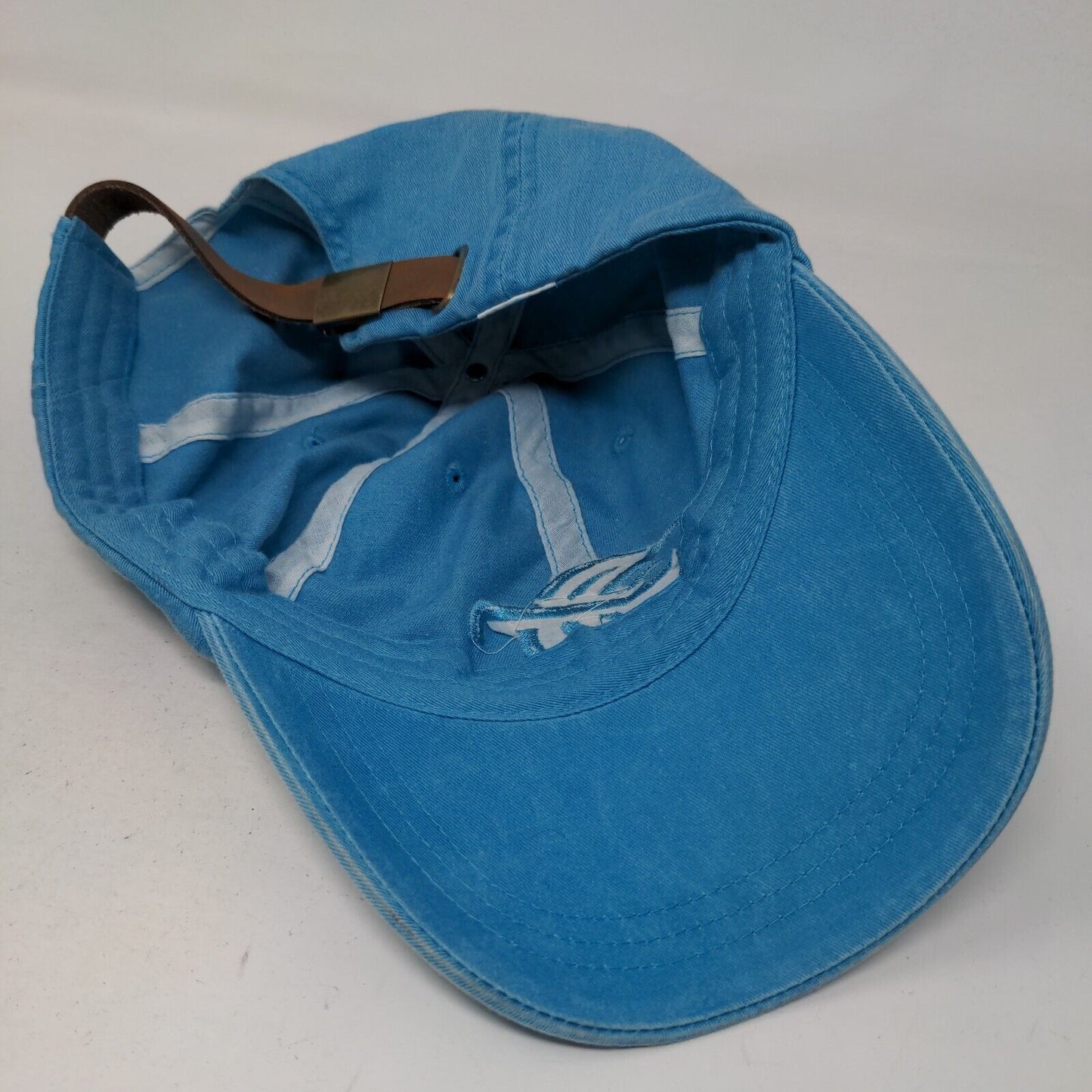Unbranded Slideback Hat Blue One Size Embroidered Logo Adjustable