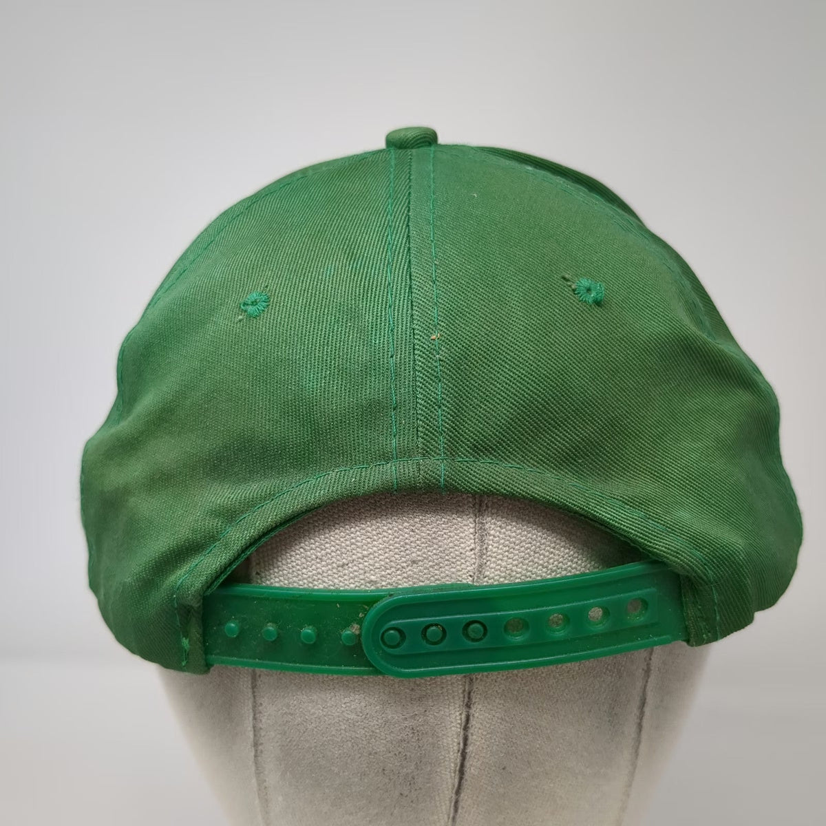 KC Snapback Green One Size 2001 BBQ Battle Pig Saxophone Superhero Mascot Hat
