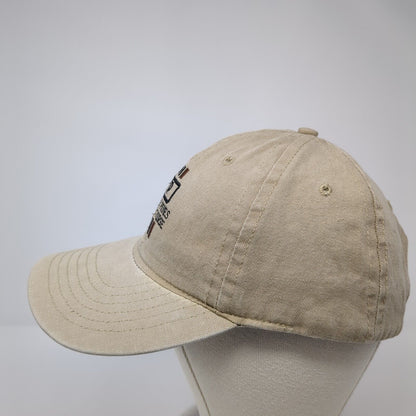 TP Torrey Pines Golf Course Slideback Hat Tan One Size Adjustable