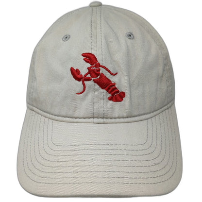 Gear For Sports Baseball Cap Beige One Size Lobster Kennebunkport Maine Hat Red