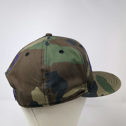 Los Angeles Lakers NBA New Era Snapback Hat Green Camo Purple One Size 9FIFTY