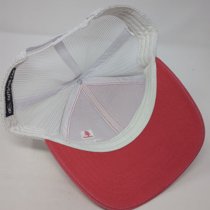Umpqua Bank Home Lending Trucker Hat Red OS Adjustable Mesh Back Outdoor Cap